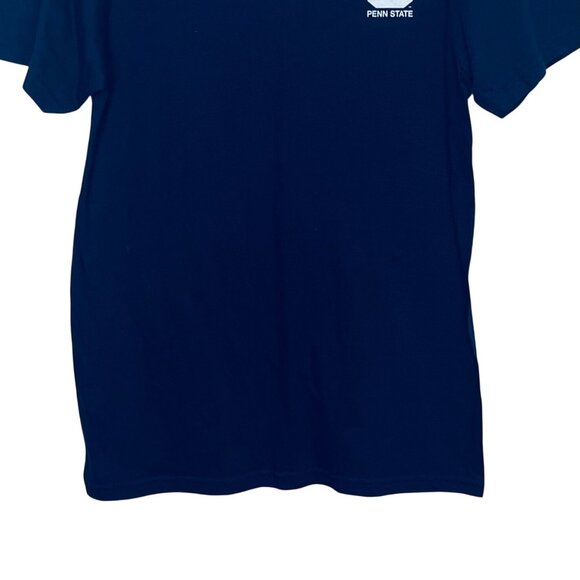 Penn State Tshirt Mens Small Blue Gildan Softstyle Short Sleeves Fanwear - Picture 4 of 8